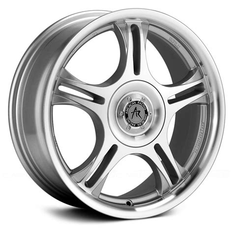 AMERICAN RACING AR95T ESTRELLA 1PC Wheels Machined Silver With Clear