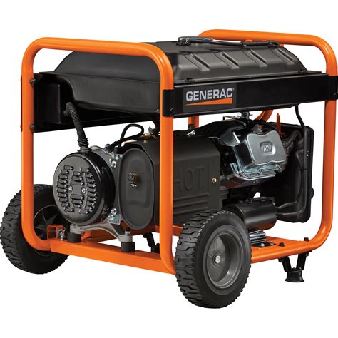 Generac Gp8000e Portable Generator — 10000 Surge Watts 8000 Rated Watts Electric Start Model