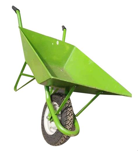 Mild Steel Single Wheelbarrow Trolley For Industrial Load Capacity