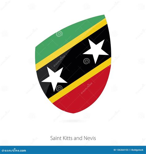 Flag of Saint Kitts and Nevis Stock Vector - Illustration of pennon ...