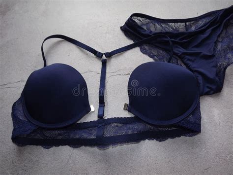 Lace Blue Lingerie Set Stock Image Image Of Panty Dressing