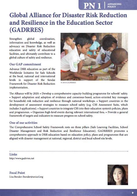 Unisdr And Gadrrres 2017 Comprehensive School Safety A Global