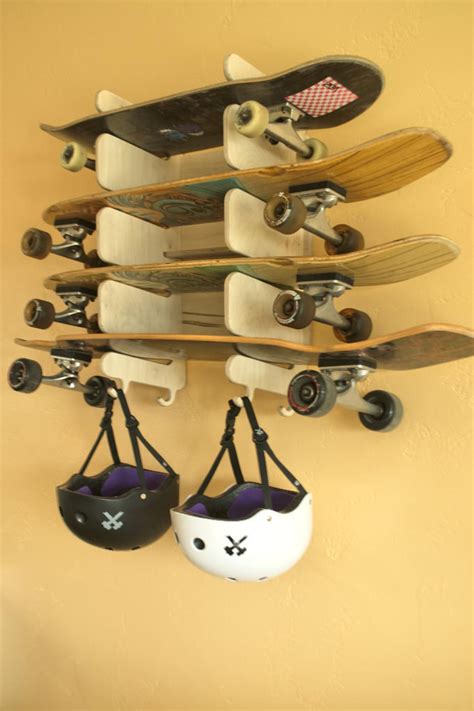 Skateboard Rack Sized To Fit All Of Your Boards Etsy In 2021