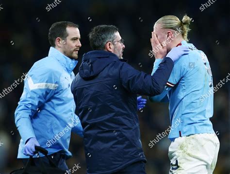 Erling Haaland Manchester City Feels Pain Editorial Stock Photo Stock