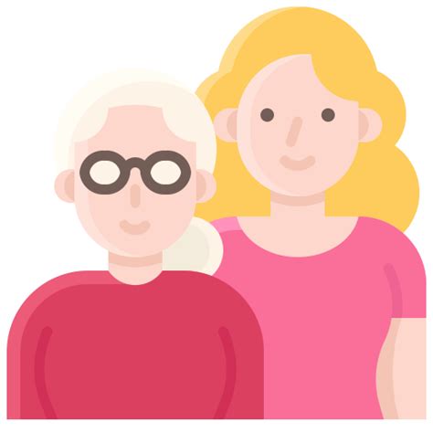 Grandmother Free People Icons