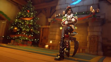 Overwatch 2 New Winter Wonderland Skins Jingle Belle Mercy Skin And