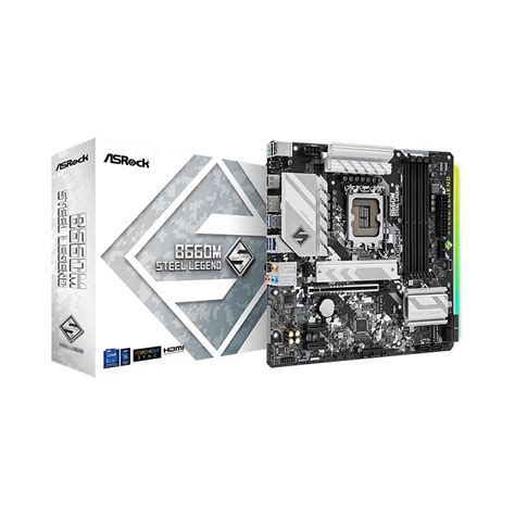 Mainboard ASROCK B660M STEEL LEGEND Intel B660 Socket 1700 M ATX 4