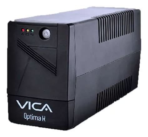 Regulador Voltaje No Break Vica Optima K 1000va 500watts Color Negro