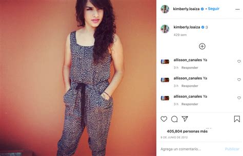 Así Lucía Kimberly Loaiza Antes De Alcanzar La Fama