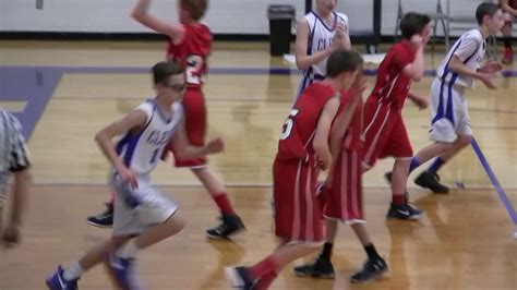 Clever 7th Grade Boys Bball V Stockton Youtube