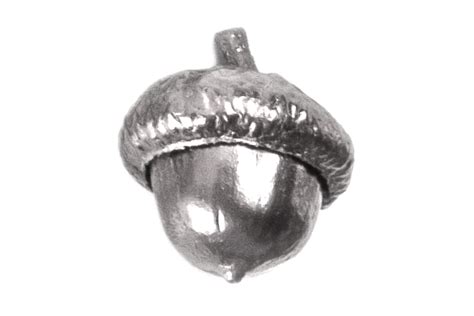 Silver acorn isolated on a transparent background 22024856 PNG