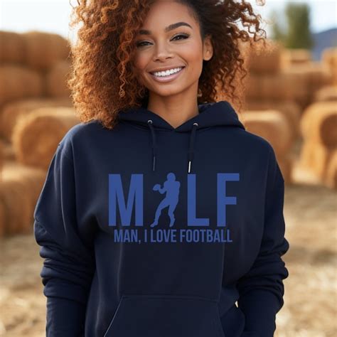 Milf Man I Love Football Shirt Etsy