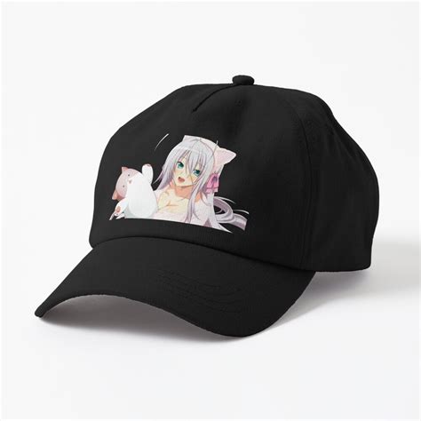 Hot Rossweisse Neko Lewd Boobs Cute Cat Tits High School DxD Sexy Ecchi Hentai Girl Cap For
