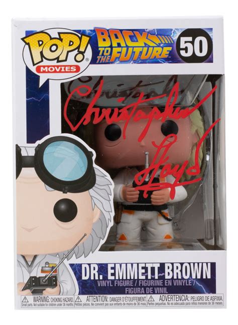 Christopher Lloyd Signed Back To The Future 50 Dr Emmett Brown