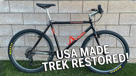 Restoring A 1994 Usa Made Trek Mountain Bike Youtube