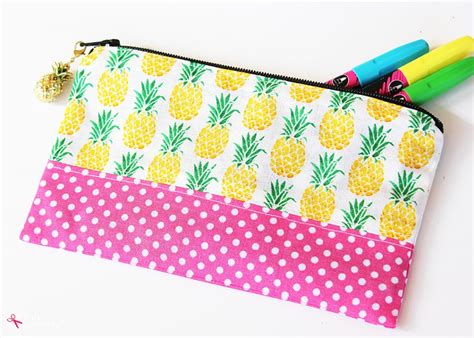 Zipper Pencil Pouch Sewing Tutorial Positively Splendid Crafts