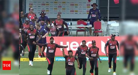 Trinbago Knight Riders Canter To Caribbean Premier League Title Cricket News Times Of India