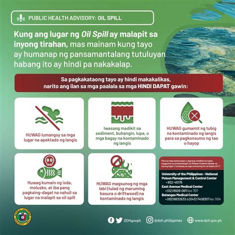 Department Of Health On Twitter Naitala Ang Paglubog Ng Tanker Na Si