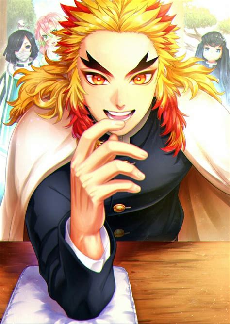 Rengoku Kyojuro Rengoku Fanart Anime Demon Rengoku Kyoujurou Fanart ...