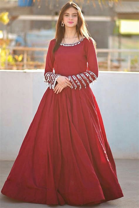 Plain Silk Anarkali Atelier Yuwa Ciao Jp