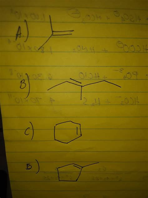 [solved] Draw The Condensed Or Line Angle Structural Formula For The Alkene Course Hero