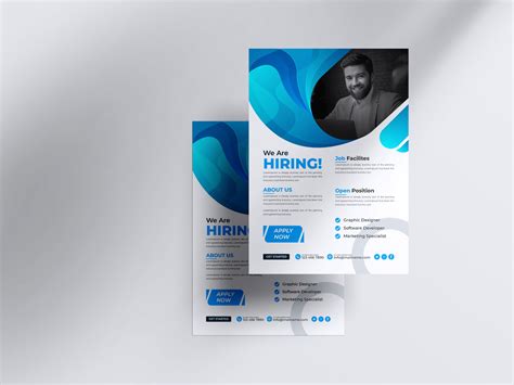 We Are Hiring Job Vacancy Flyer Design Template by Md Jahidul99 on Dribbble