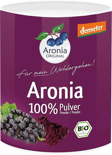 Aronia ORIGINAL Organic Aronia Berry Powder 100 G Over 1 600 Aronia