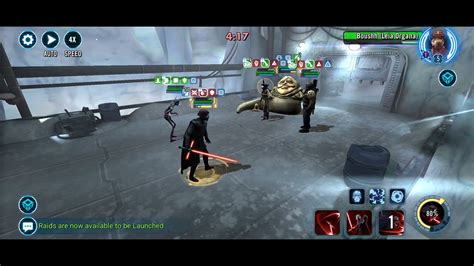 SWGOH GAC 129 Round 2 SLKR Vs Jabba 3v3 YouTube