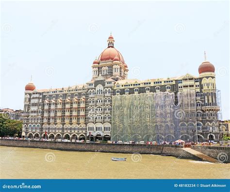 Taj Mahal Hotel Facing the Sea Mumbai Bombay India Editorial Stock ...