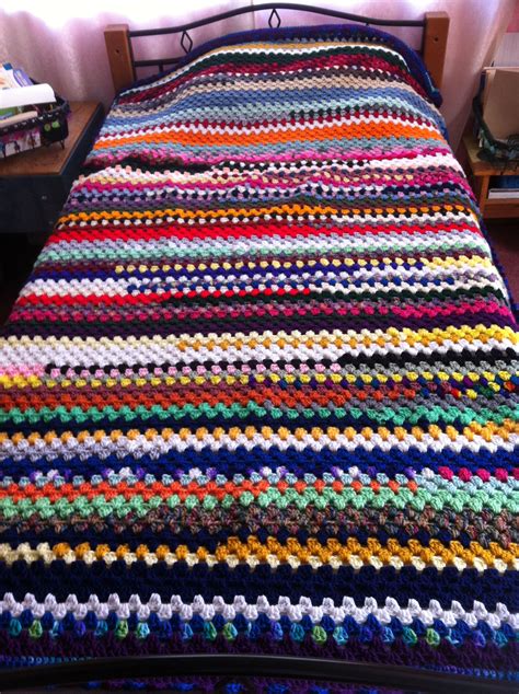 This Is A Blanket I Made Out Of Scrap Yarn I Figured If Dolly Can