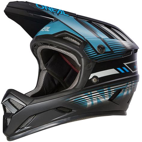 Oneal Backflip Eclipse V Full Face Bike Helmet Gray Blue For Sale