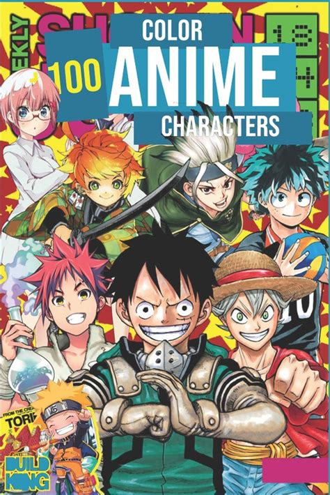 Buy Color Anime Characters Coloring Book V Literally