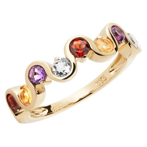 Aveny Deluxe Stone Ring Karat Guld