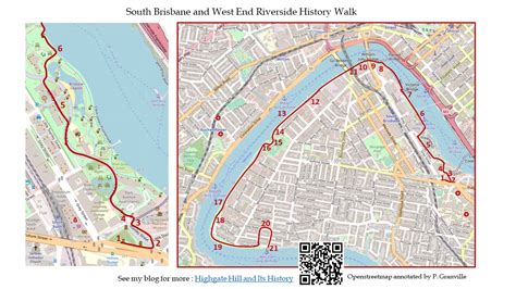 South Brisbane and West End Riverside History Walk | Highgate Hill and ...