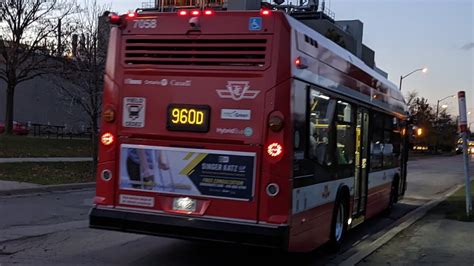 Ttc Nova Bus Lfs Hev On Route D Steeles West Express