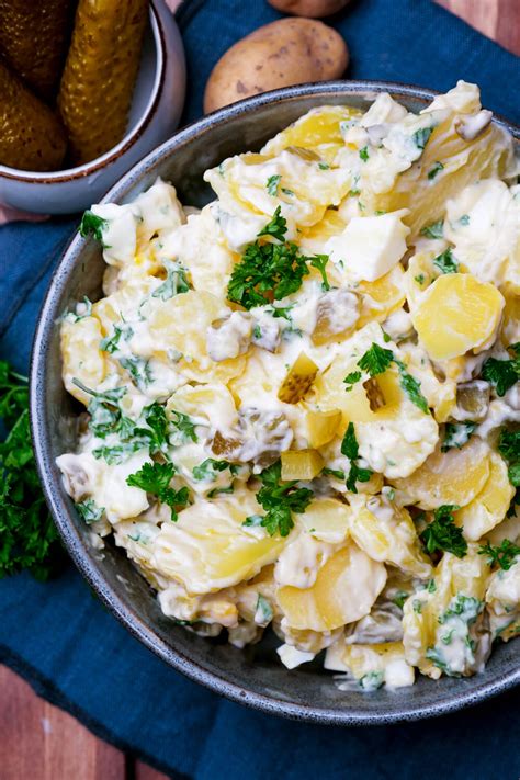 Kartoffelsalat Mit Mayonnaise Und Ei Ganz Klassisch