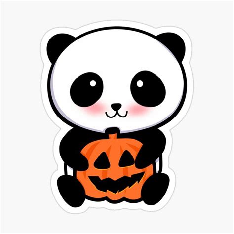 Halloween Pandas Clip Art Library