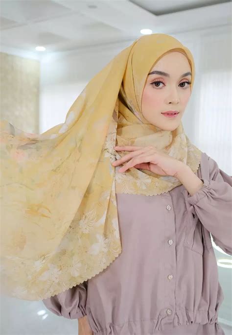 Jual Hijab Wanita Cantik Hijabwanitacantik Segi Empat Emily Scarf