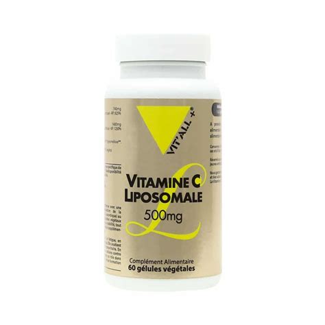 Vitamine C liposomale 500 mg 60 gélules compléments alimentaires