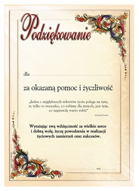 Podziękowanie A100 veda szkola pl