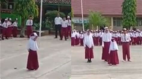 Keren Banget Anak Kelas 1 SD Ini Terpilih Jadi Pemimpin Upacara Di Sekolah