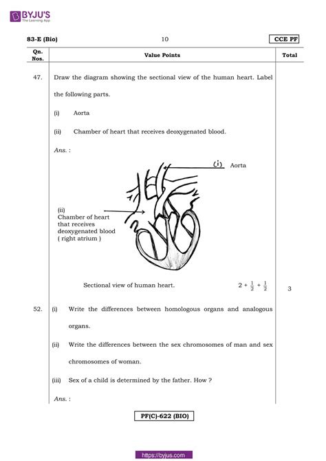 Karnataka Board Sslc Class 10 Science Question Paper With Solutions 2019