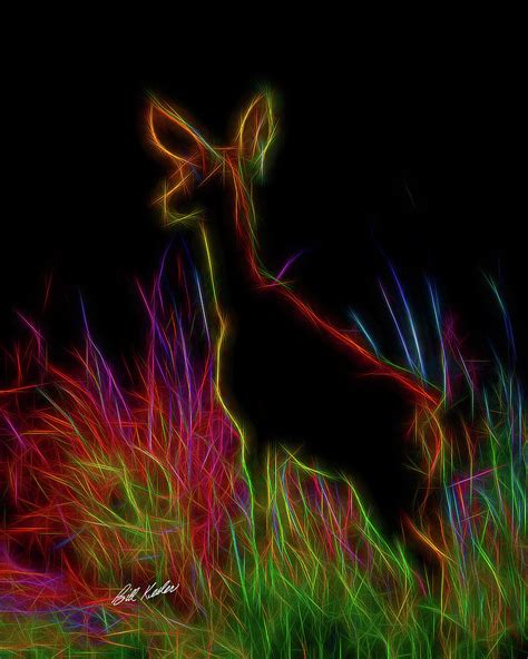 Neon Muley Doe Photograph By Bill Kesler Pixels