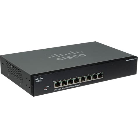 Cisco Sf300 08 8 Port 10100 Small Business Switch Srw208 K9 Na