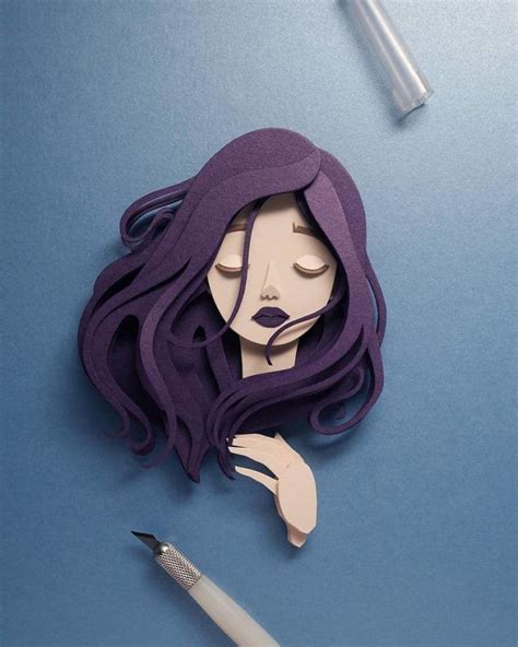 лица людей из бумаги | Paper art sculpture, Paper cutout art, Paper art ...