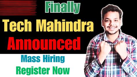 Finally Tech Mahindra Mass Hiring Announced Off Campus Drive For