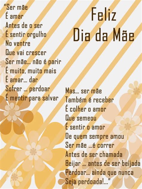 Poema Para O Dia Das M Es Focalizando