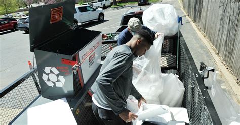 Local Church Volunteers Condense Styrofoam To Reduce Environmental