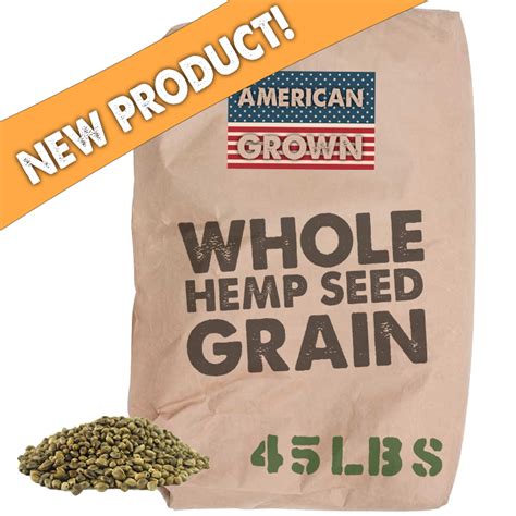 Raw Viable Hemp Seed Grain 45lb Bulk Hemp Warehouse