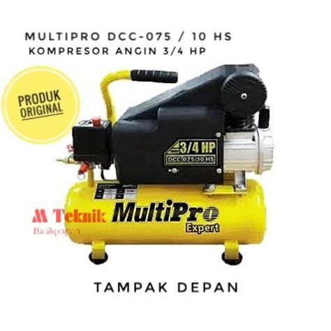 Jual Kompresor Listrik Angin Multipro DCC 075 10 HS Multipro Dcc075